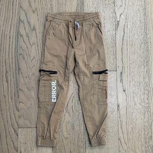 Kids Tan Cargo Pants